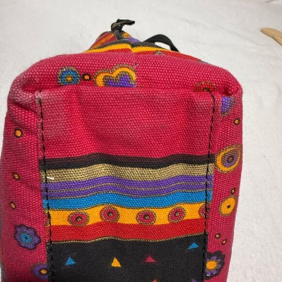 Laurel Burch Colorful Cat Lover’s Canvas Handbag - Picture 3 of 8